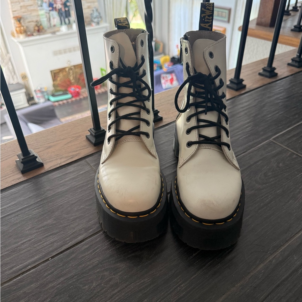 Dr. Martens White Jadon Boots